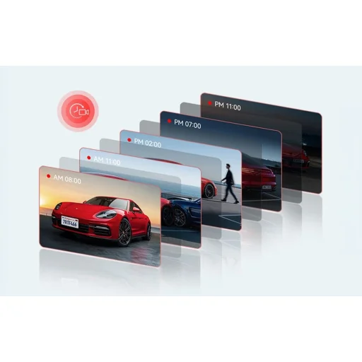 REDTIGER F4 Pro első és hátsó fedélzeti kamera, 4K és 1080p, 128 GB - 11
