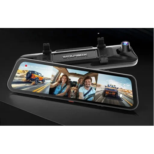 WOLFBOX G900TriPro Cabin háromkamerás fedélzeti kamera, 4K/2,5K, 12 hüvelykes kijelzővel - 4