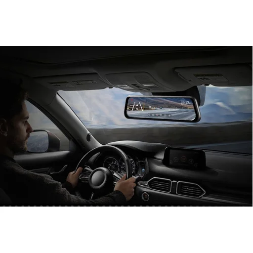 WOLFBOX G930 4K/1080p tükrös fedélzeti kamera, 64 GB - 8