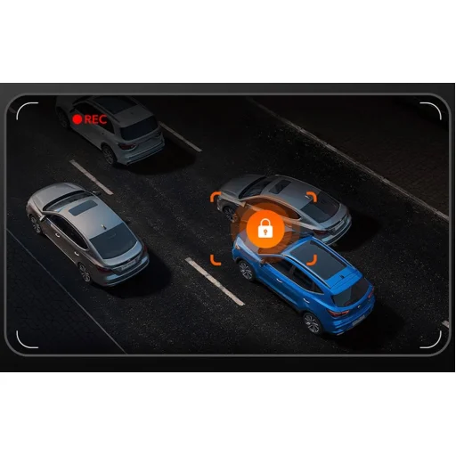 WOLFBOX i07 háromkamerás fedélzeti kamera, 2,5K, WiFi, GPS - 9