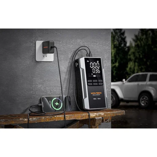 WOLFBOX MegaVolt 24 Air 24 000 mAh 4000 A indítóberendezés kompresszorral - 5