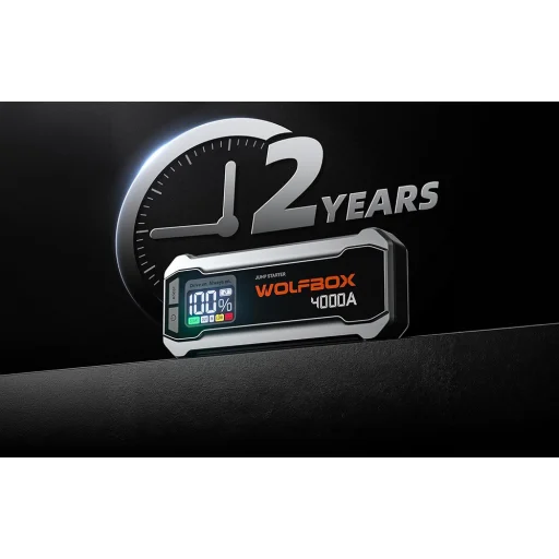 WOLFBOX MegaVolt 24 akkumulátoros indító, 24 000 mAh, 4000 A - 5