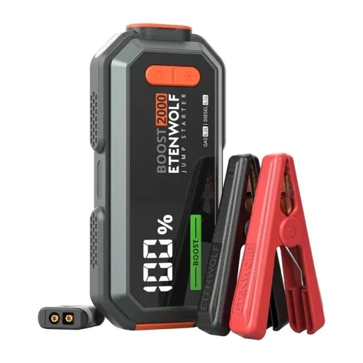Etenwolf J1 16 000 mAh, 2000 A hordozható indítókészülék - 1
