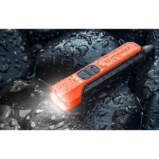 ETENWOLF L2 nabíjateľné vreckové svietidlo, 300 lm, oranžové - 2