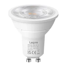LEPRO 200086-WW-EU-5 GU10 LED žiarovka, 3,3 W, teplá biela, 5 ks