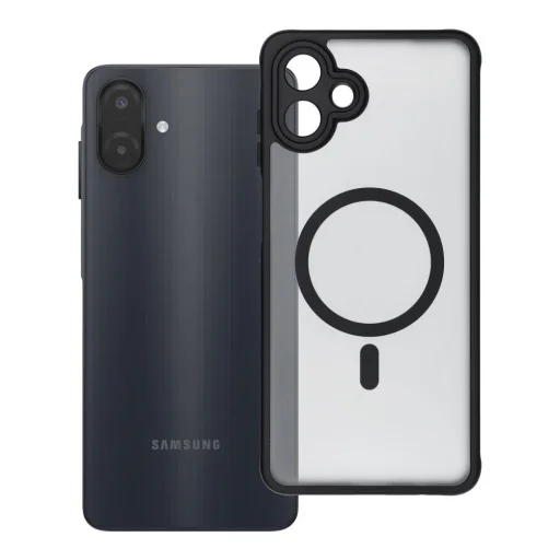 Samsung A07 / A08 Full Matte Mag Cover fekete, MagSafe-kompatibilis tok - 10
