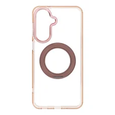 Frame Circle Stand puzdro kompatibilné s MagSafe pre Samsung A27, zlaté