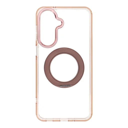 Frame Circle Stand puzdro kompatibilné s MagSafe pre Samsung A27, zlaté - 1
