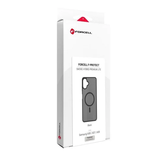 Samsung A06 / A07 / A08 čierne Forcell F-Protect SMOKE Hybrid Premium Lite puzdro kompatibilné s MagSafe - 15