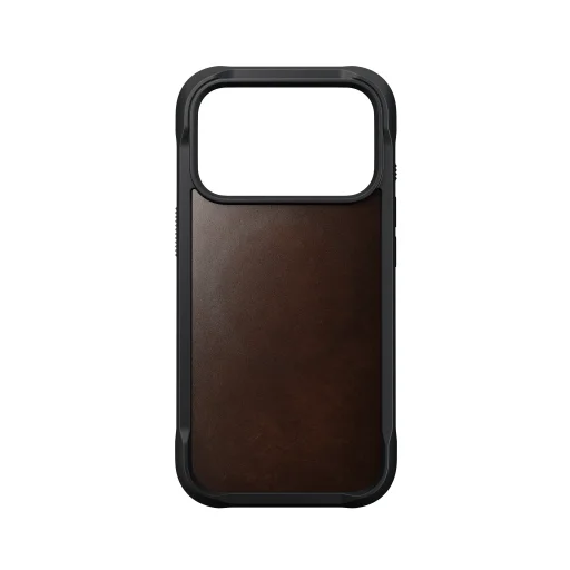Nomad vystužené kožené puzdro Horween, rustikálna hnedá – iPhone 18 Pro/17 Pro - 11