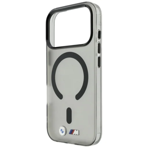  iPhone 18 Pro / 17 Pro matt fekete BMW M IML MagSafe tok fém logóval - 6