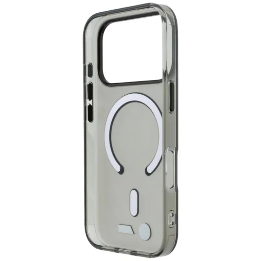  iPhone 18 Pro / 17 Pro matt fekete BMW M IML MagSafe tok fém logóval - 7