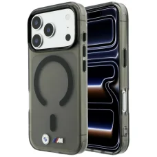 iPhone 18 Pro / 17 Pro matné čierne BMW M IML MagSafe puzdro s kovovým logom