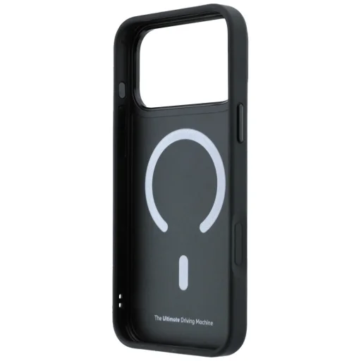 iPhone 18 Pro / 17 Pro antracitové BMW Kevlar Ring Stand 360 MagSafe puzdro - 7
