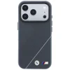 iPhone 18 Pro / 17 Pro BMW M MagSafe ochranný kryt so vzorom stopy pneumatiky a strieborným pásikom – antracit thumbnail