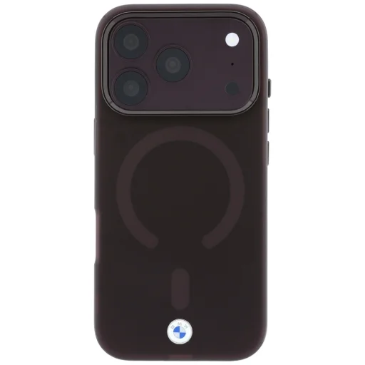 iPhone 18 Pro / 17 Pro bordový BMW Sign matný IML a MagSafe kryt s kovovým logom - 3