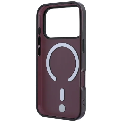iPhone 18 Pro / 17 Pro bordový BMW Sign matný IML a MagSafe kryt s kovovým logom - 7