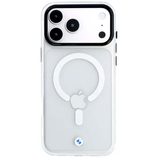 iPhone 18 Pro Max / 17 Pro Max BMW Sign matný IML, s kovovým logom, MagSafe kompatibilný priehľadný kryt - 3