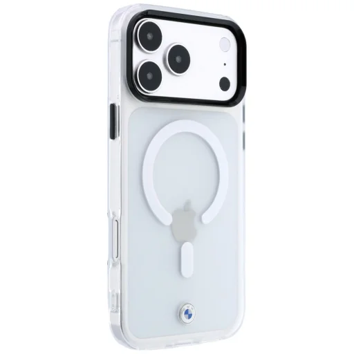 iPhone 18 Pro Max / 17 Pro Max BMW Sign matný IML, s kovovým logom, MagSafe kompatibilný priehľadný kryt - 4