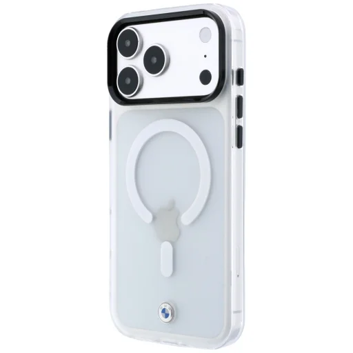 iPhone 18 Pro Max / 17 Pro Max BMW Sign matný IML, s kovovým logom, MagSafe kompatibilný priehľadný kryt - 2