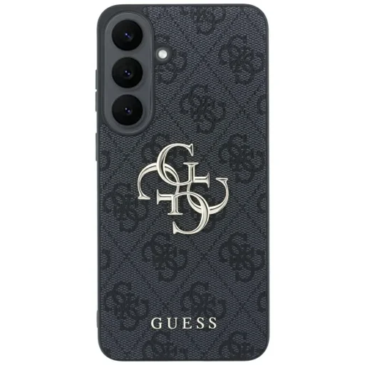 Samsung Galaxy S26 FE čierne Guess embosované 4G puzdro s prsteňom a klasickým logom MagSafe - 3