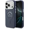 iPhone 18 Pro / 17 Pro modré puzdro Karl Lagerfeld s reliéfom Karla, otvoreným krúžkom a logom RSG MagSafe thumbnail