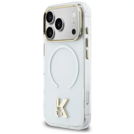 iPhone 18 Pro / 17 Pro priehľadný kryt – Karl Lagerfeld IML K Head MagSafe - 2