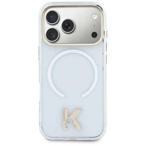 iPhone 18 Pro / 17 Pro priehľadný kryt – Karl Lagerfeld IML K Head MagSafe - 3