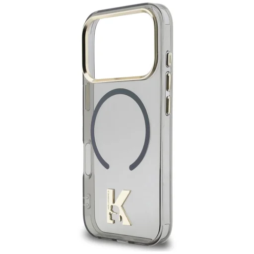 iPhone 18 Pro / 17 Pro čierne puzdro Karl Lagerfeld IML K Head MagSafe - 6