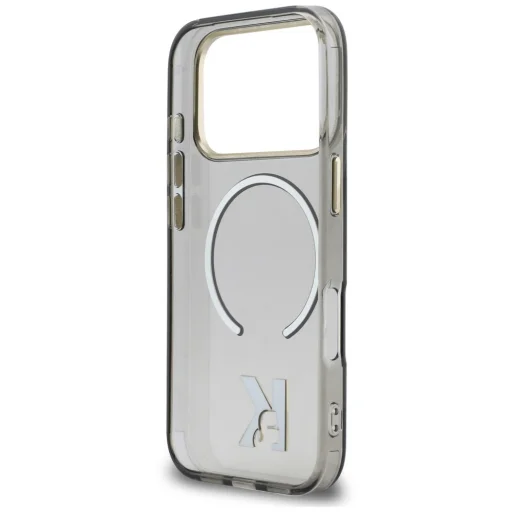 iPhone 18 Pro / 17 Pro čierne puzdro Karl Lagerfeld IML K Head MagSafe - 7