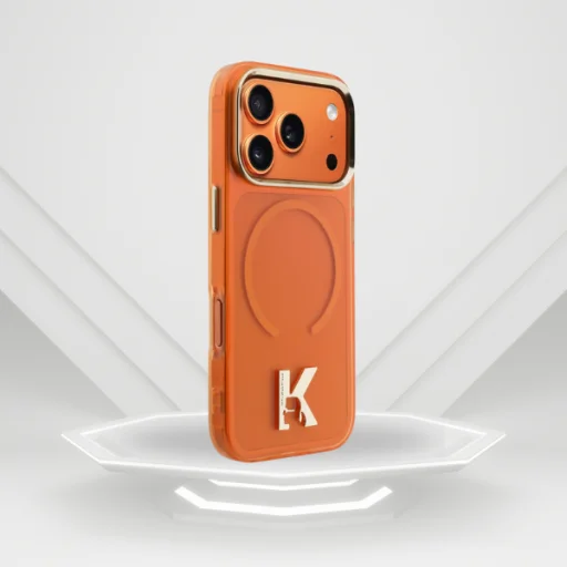 Oranžové puzdro Karl Lagerfeld IML K Head MagSafe pre iPhone 18 Pro Max / iPhone 17 Pro Max - 10