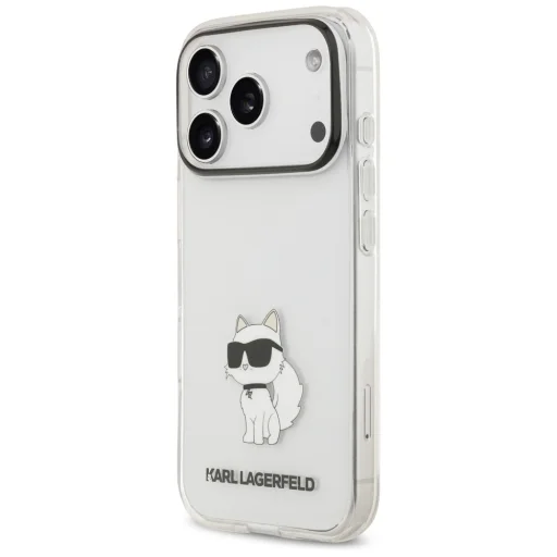 iPhone 18 Pro / 17 Pro Karl Lagerfeld IML NFT Choupette priehľadný kryt - 2