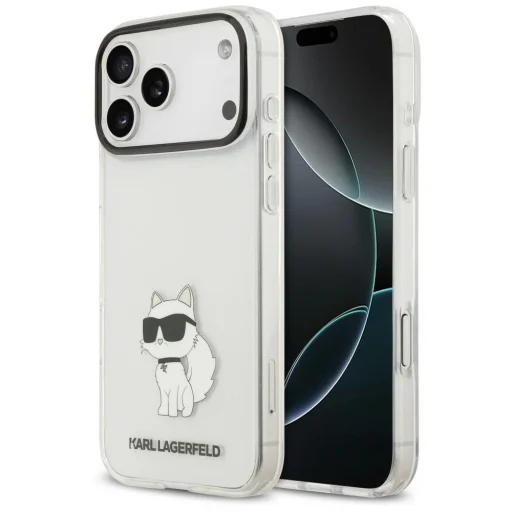iPhone 18 Pro Max / iPhone 17 Pro Max Karl Lagerfeld IML NFT Choupette priehľadný kryt - 1