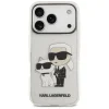 Karl Lagerfeld IML NFT Glitter Karl&Choupette priehľadný kryt pre iPhone 18 Pro / 17 Pro thumbnail
