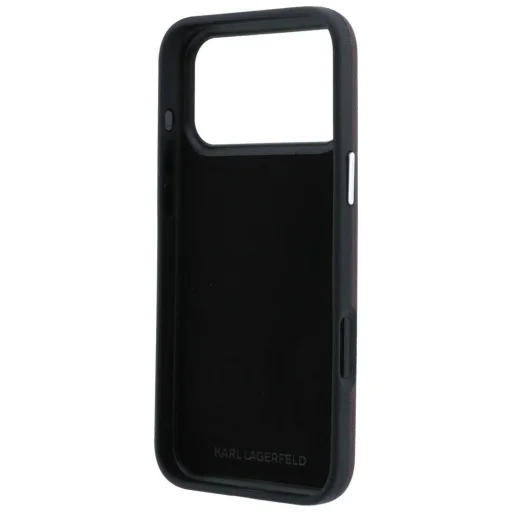 iPhone 18 Pro / 17 Pro bordové puzdro Karl Lagerfeld Saffiano Karl&Choupette s remienkom - 8