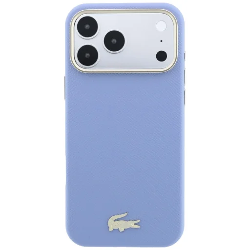 iPhone 18 Pro Max / iPhone 17 Pro Max modré embosované MagSafe puzdro Lacoste Champs Elysees - 3