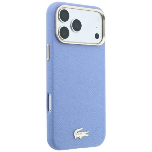 iPhone 18 Pro Max / iPhone 17 Pro Max modré embosované MagSafe puzdro Lacoste Champs Elysees - 4