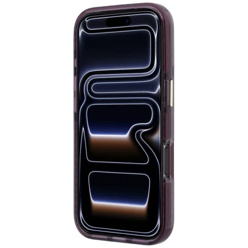 iPhone 18 Pro / iPhone 17 Pro Lacoste IML MagSafe nárazuvzdorné puzdro, bordové - 5