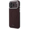 iPhone 18 Pro Max / 17 Pro Max bordó Lacoste Petit Pique dombornyomott MagSafe tok thumbnail