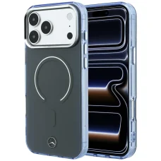 iPhone 18 Pro Max / 17 Pro Max antracitový Mercedes-Benz dvojvrstvový kryt MagSafe s ikonickým logom