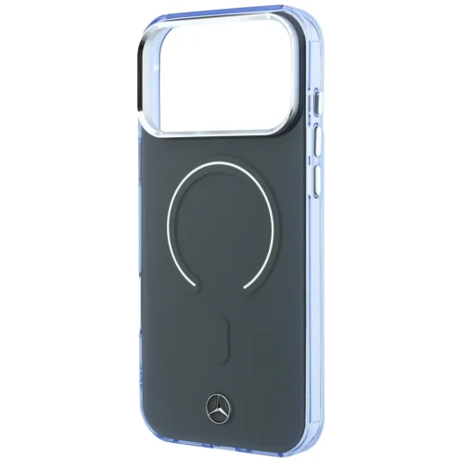 iPhone 18 Pro Max / 17 Pro Max antracitový Mercedes-Benz dvojvrstvový kryt MagSafe s ikonickým logom - 6