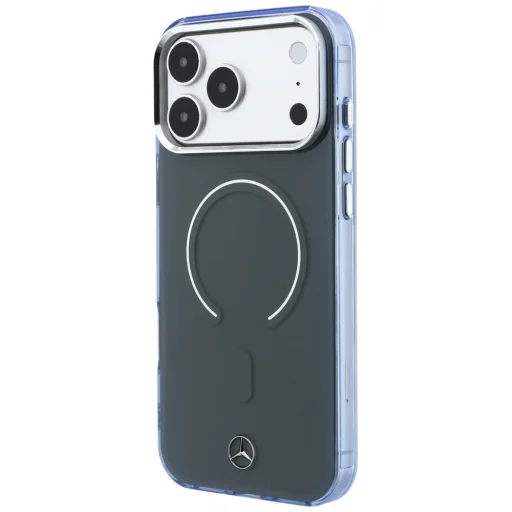 iPhone 18 Pro Max / 17 Pro Max antracitový Mercedes-Benz dvojvrstvový kryt MagSafe s ikonickým logom - 2