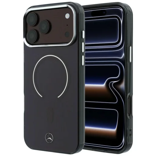 Bordové dvojvrstvové MagSafe puzdro Mercedes s ikonickým logom pre iPhone 18 Pro Max a iPhone 17 Pro Max - 1