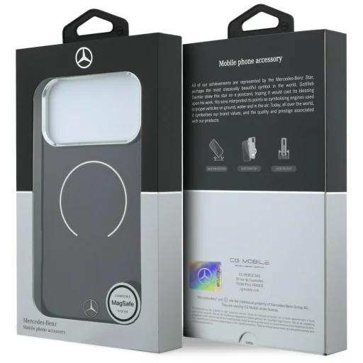 Bordové dvojvrstvové MagSafe puzdro Mercedes s ikonickým logom pre iPhone 18 Pro Max a iPhone 17 Pro Max - 8