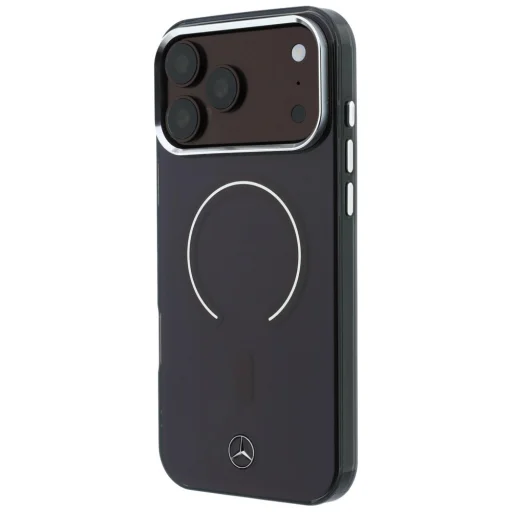 Bordové dvojvrstvové MagSafe puzdro Mercedes s ikonickým logom pre iPhone 18 Pro Max a iPhone 17 Pro Max - 2