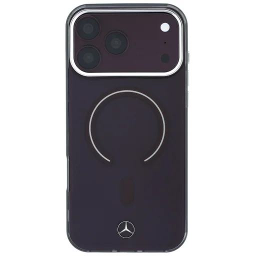 Bordové dvojvrstvové MagSafe puzdro Mercedes s ikonickým logom pre iPhone 18 Pro Max a iPhone 17 Pro Max - 3