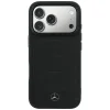 Čierne puzdro Mercedes-Benz Leather Mesh with Bow Line MagSafe pre iPhone 17 Pro / 18 Pro thumbnail