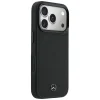 Čierne puzdro Mercedes-Benz Leather Mesh with Bow Line MagSafe pre iPhone 17 Pro / 18 Pro thumbnail