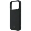 Čierne puzdro Mercedes-Benz Leather Mesh with Bow Line MagSafe pre iPhone 17 Pro / 18 Pro thumbnail