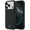 Čierne puzdro Mercedes-Benz Leather Mesh with Bow Line MagSafe pre iPhone 17 Pro / 18 Pro thumbnail